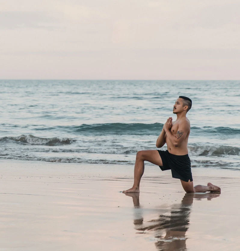 Yoga for beginners course taught by Ramoncito Abella